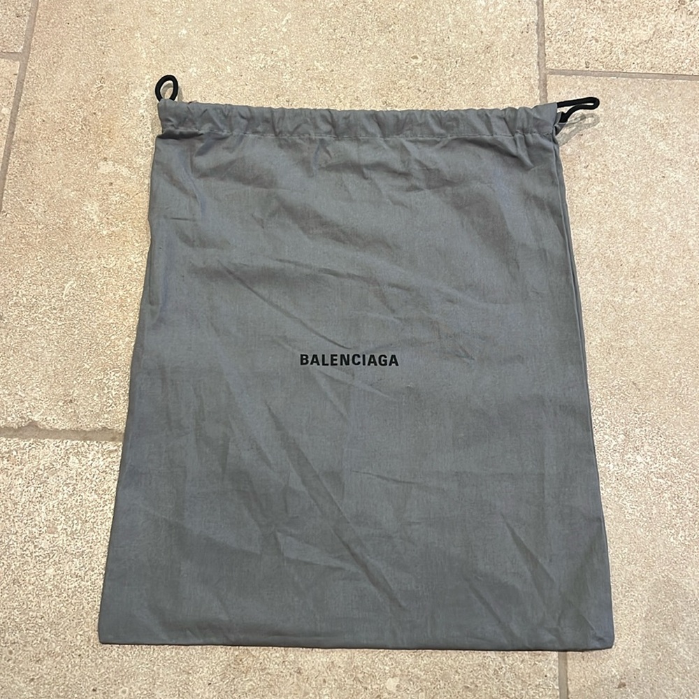 Balenciaga grey dust bag